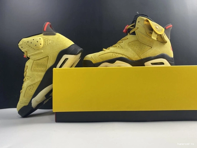 X AIR CN1084-300 TRAVIS 6 SCOTT JORDAN YELLOW 1104